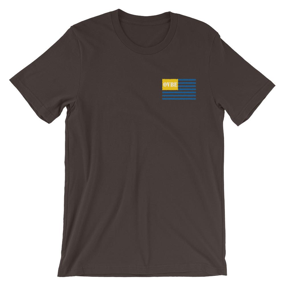 OVBE Flag Men's T-Shirt (Brown)
