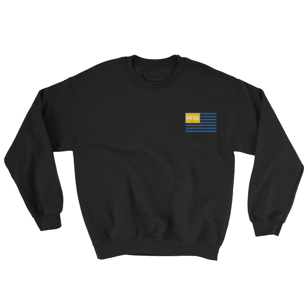 OVBE Flag Men's Sweatshirt (Black)