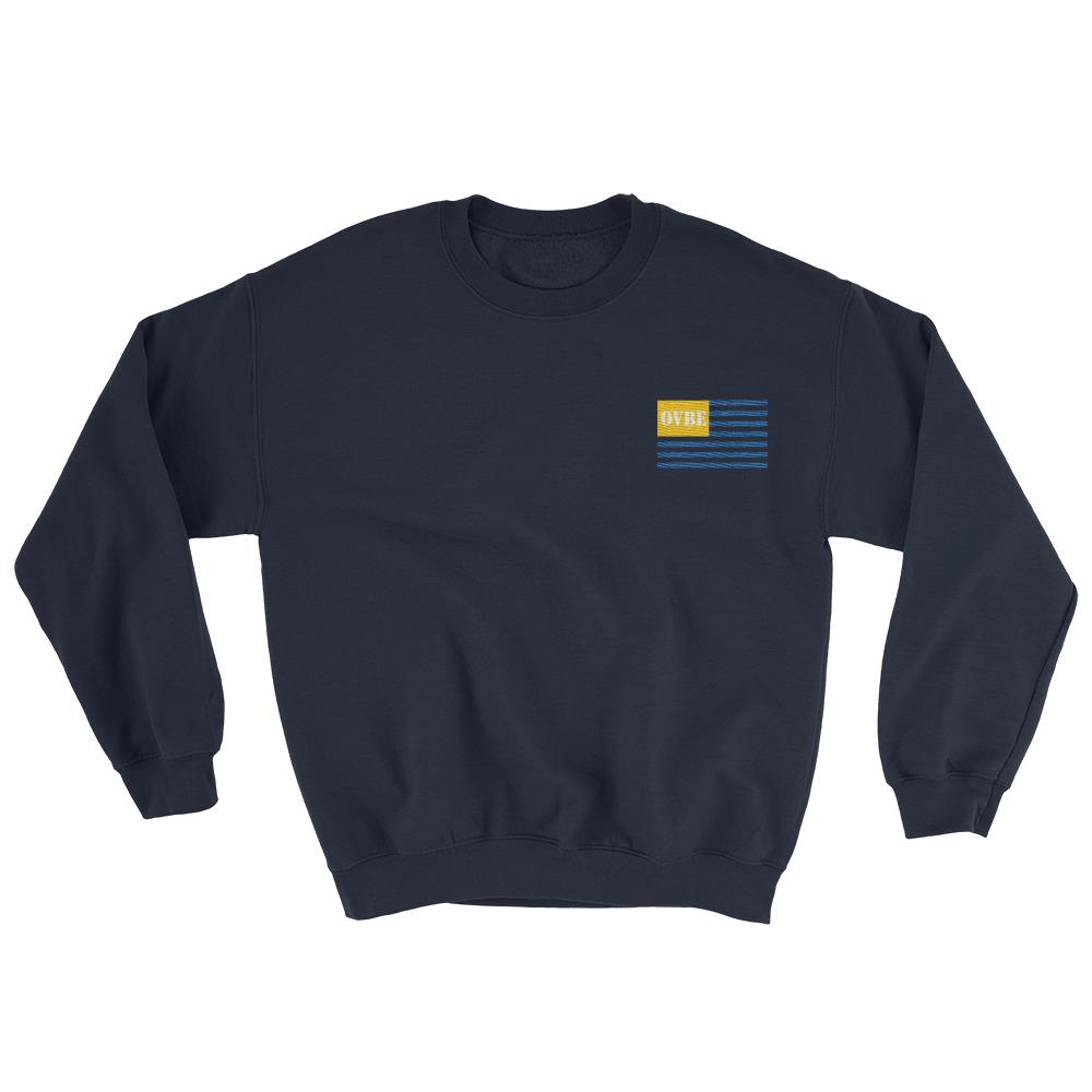 OVBE Flag Men's Sweatshirt (Navy)