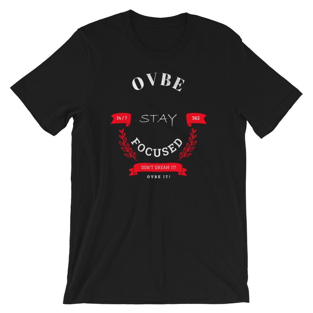OVBE Stay Focused Men's T-Shirt (Black)