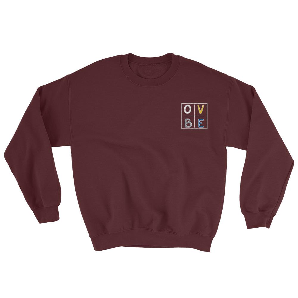 OVBE Boxed Men's Sweatshirt (Maroon)