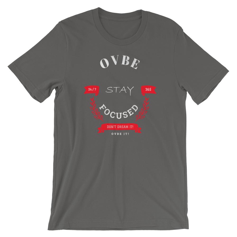 OVBE Stay Focused Men's T-Shirt (Asphalt)