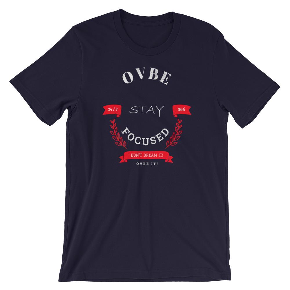 OVBE Stay Focused Men's T-Shirt (Navy)