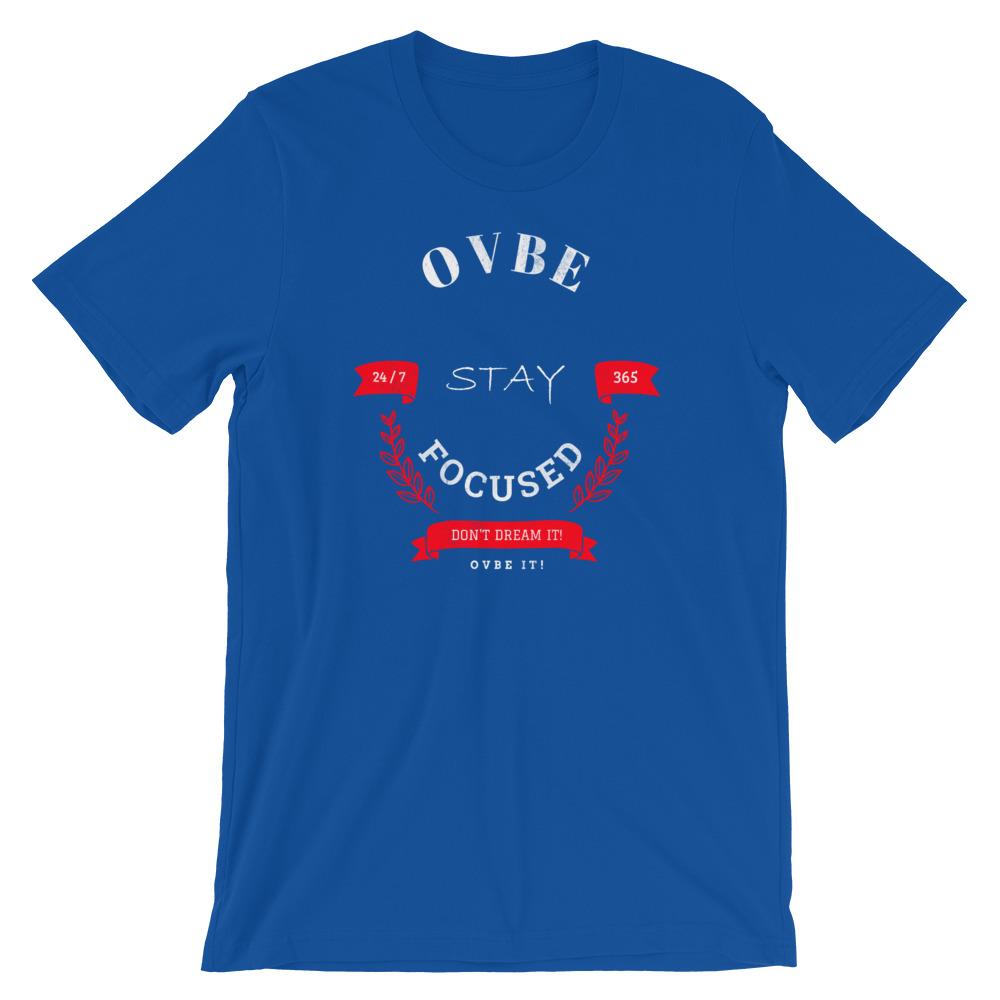 OVBE Stay Focused Men's T-Shirt (True Royal)