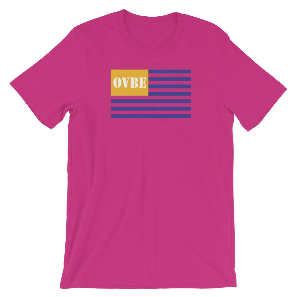 OVBE Flag XL Women's T-Shirt (Berry)