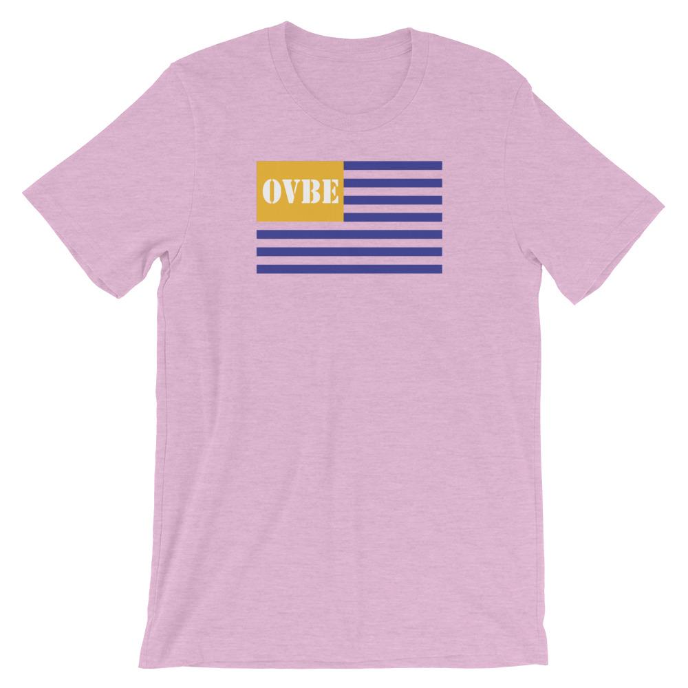 OVBE Flag XL Women's T-Shirt (Heather Prism Lilac)