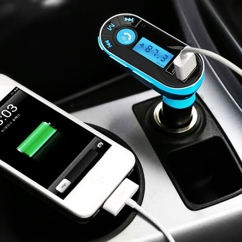 Pyle Bluetooth® FM Transmitter & Hands-Free Car Charger Kit
