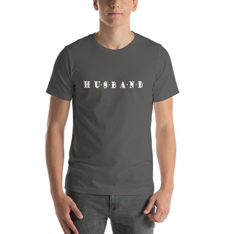 Husband Friends Men's T-Shirt (Asphalt)