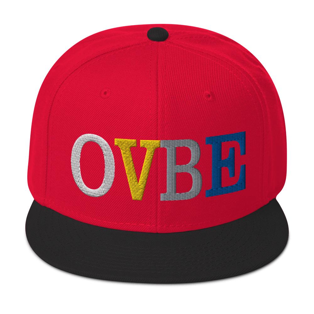 OVBE Snapback Colors (Black/Red)