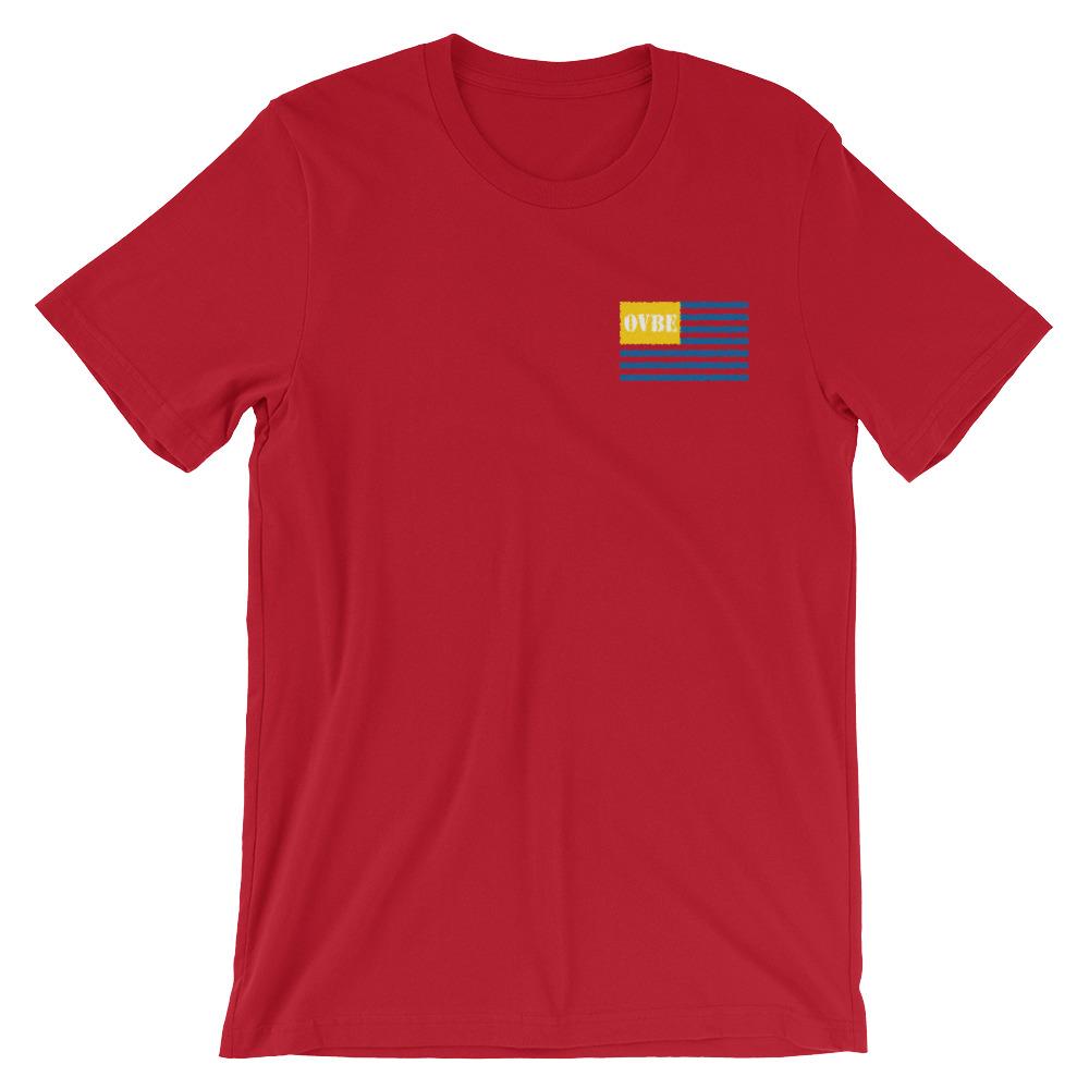 OVBE Flag Men's T-Shirt (Red)
