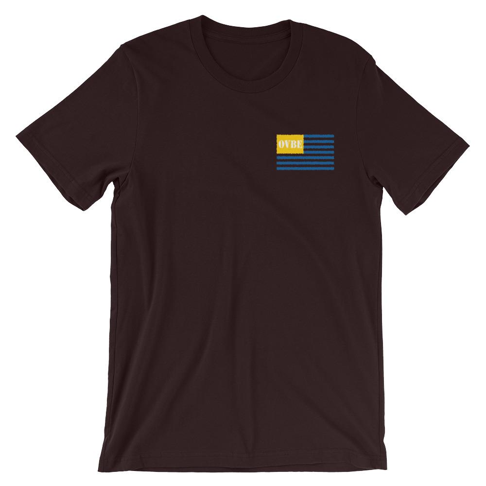 OVBE Flag Men's T-Shirt (Oxblood Black)