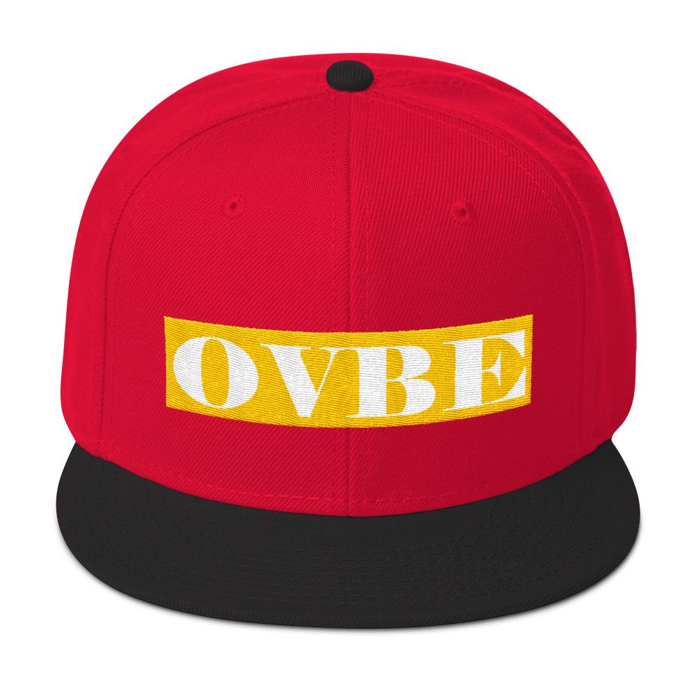 OVBE The Brand Snapback (Black/Red)