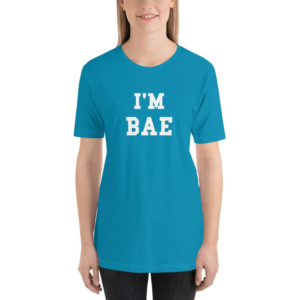 I'm BAE Couples T-Shirt (Aqua)