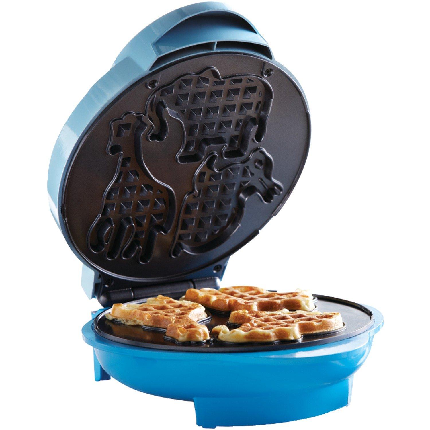 BRENTWOOD® APPLIANCES TS-253 NONSTICK ELECTRIC FOOD MAKER (ANIMAL-SHAPES WAFFLE MAKER)
