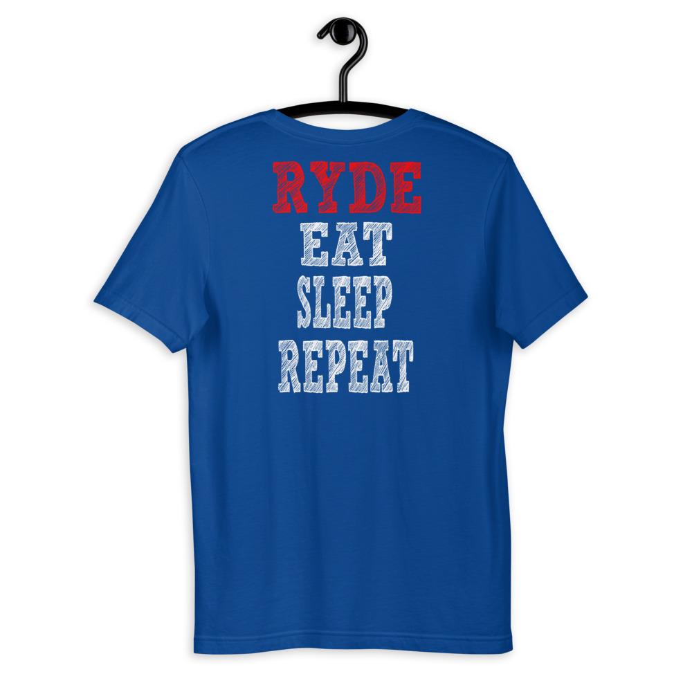 Ryde, Eat, Sleep, Repeat Men's T-Shirt (Royal)