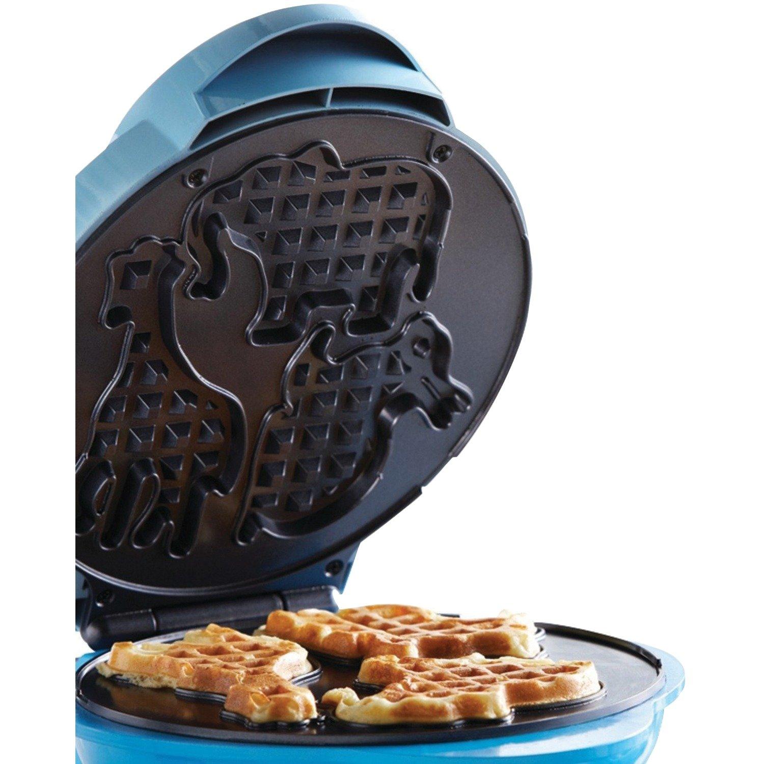 BRENTWOOD® APPLIANCES TS-253 NONSTICK ELECTRIC FOOD MAKER (ANIMAL-SHAPES WAFFLE MAKER)