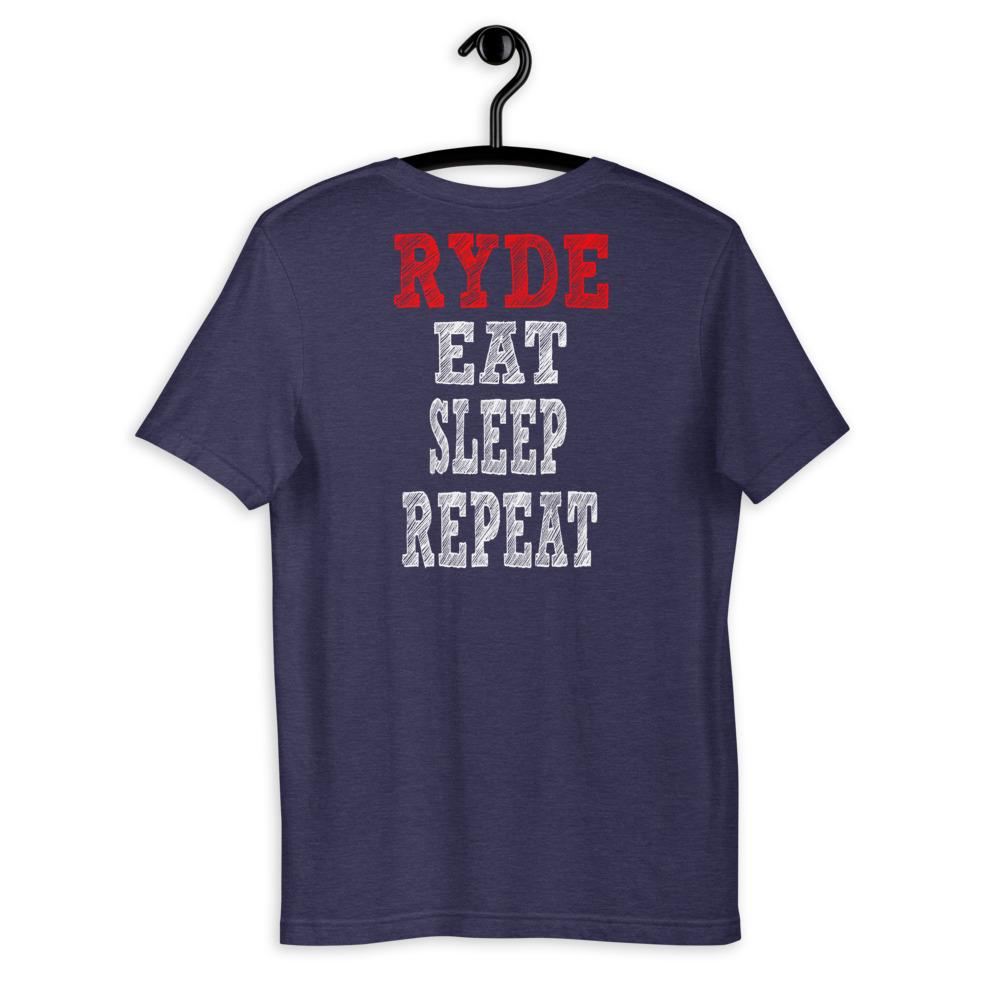 Ryde, Eat, Sleep, Repeat Men's T-Shirt (Navy)