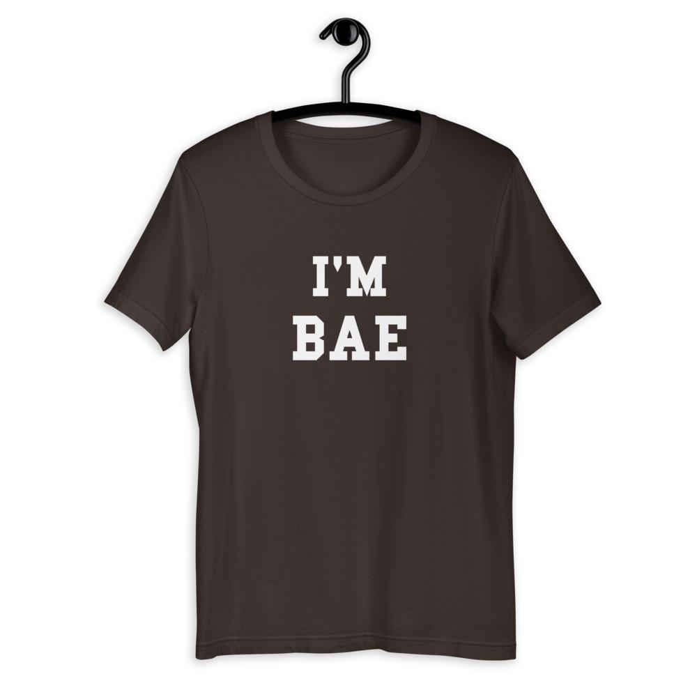I'm BAE Couples T-Shirt (Brown)