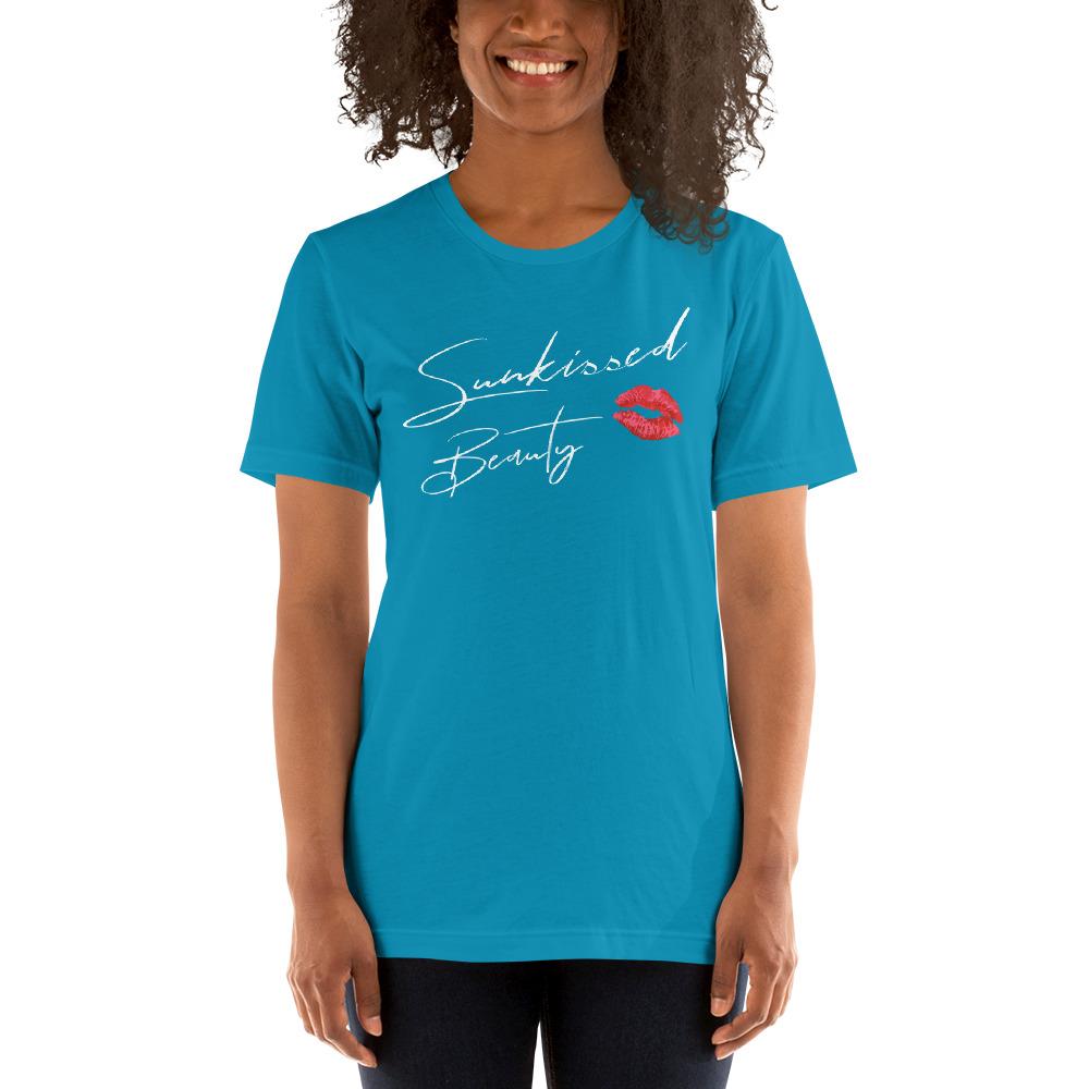 Sunkissed Beauty Women's T-shirt (Aqua)