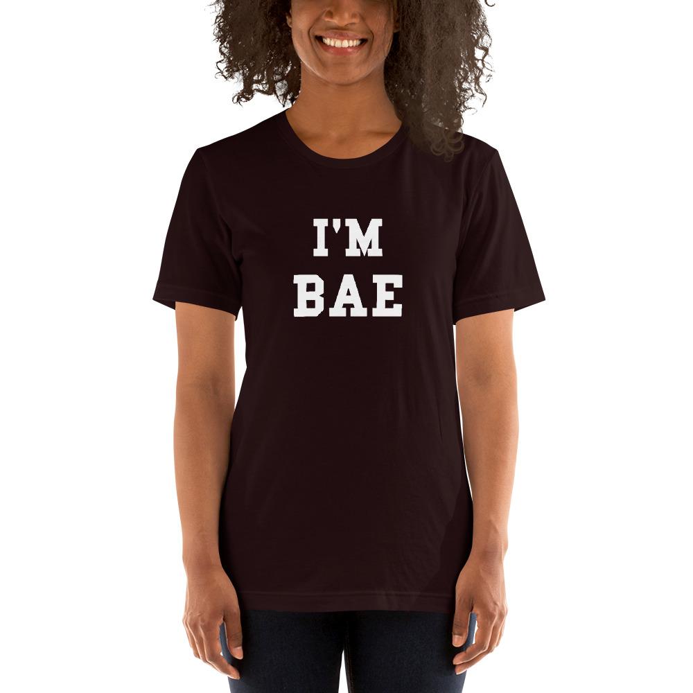 I'm BAE Couples T-Shirt (Oxblood)