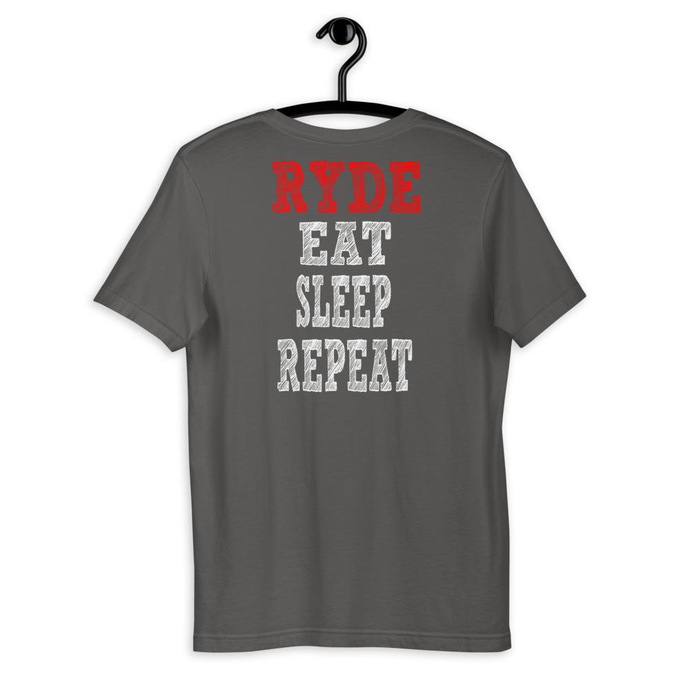 Back Asphalt Ryde, Eat, Sleep, Repeat Women's T-Shirt