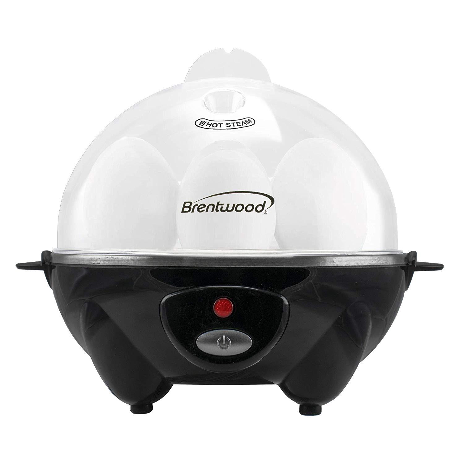 BRENTWOOD® APPLIANCES TS-1045BK ELECTRIC EGG COOKER WITH AUTO SHUTOFF (BLACK)