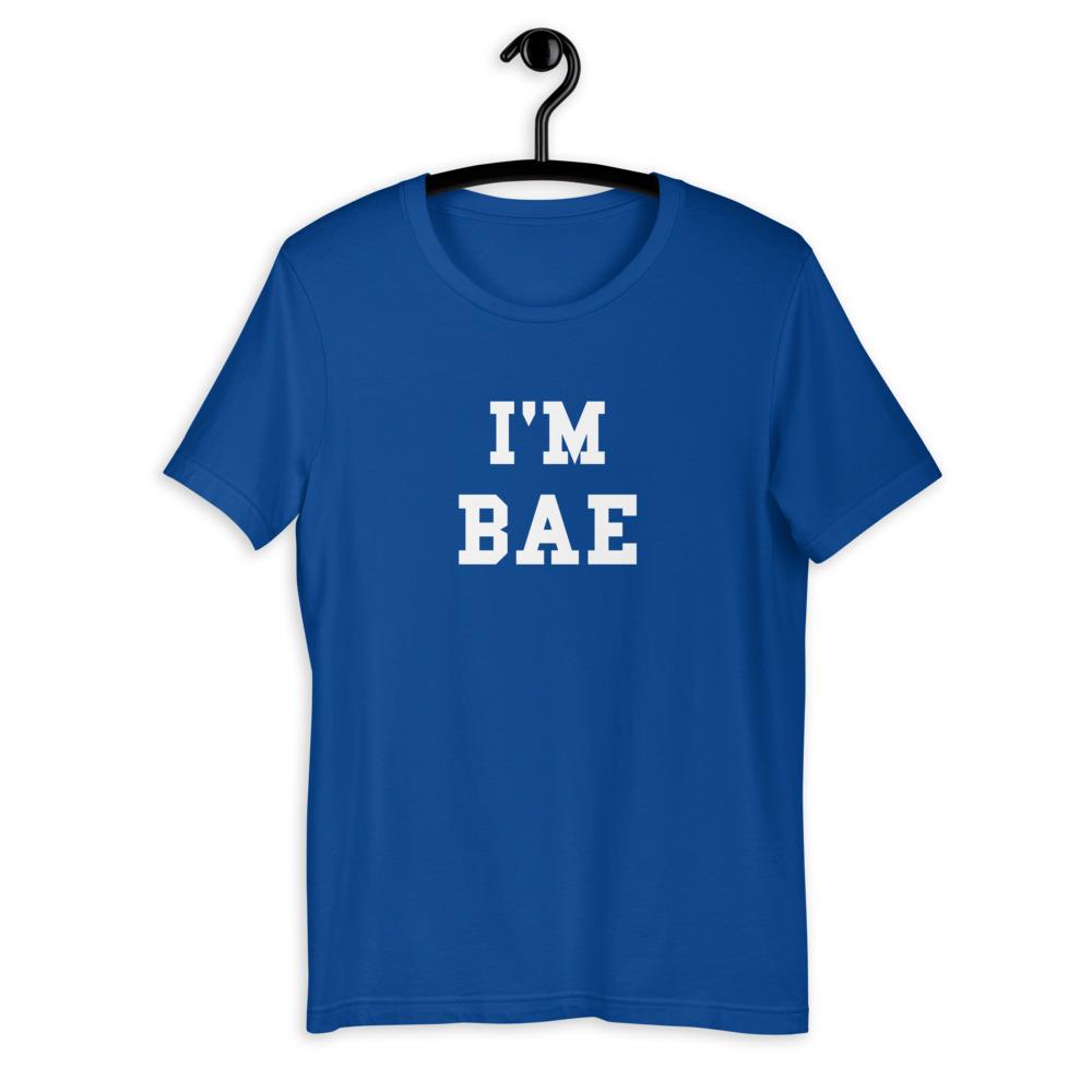 I'm BAE Couples T-Shirt (Royal Blue)