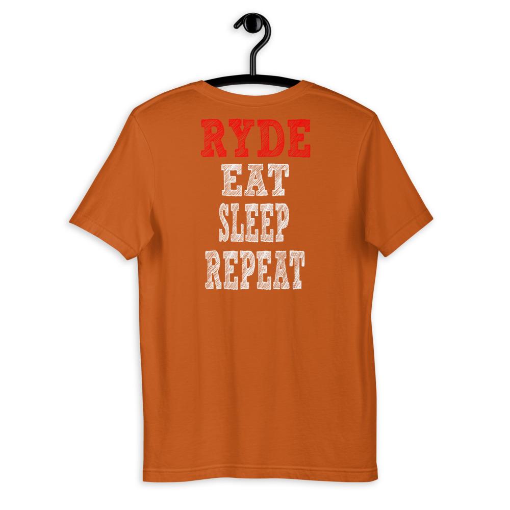 Back Autumn Ryde, Eat, Sleep, Repeat Women's T-Shirt
