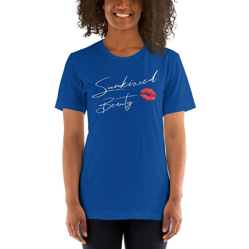Sunkissed Beauty Women's T-shirt (Royal Blue)
