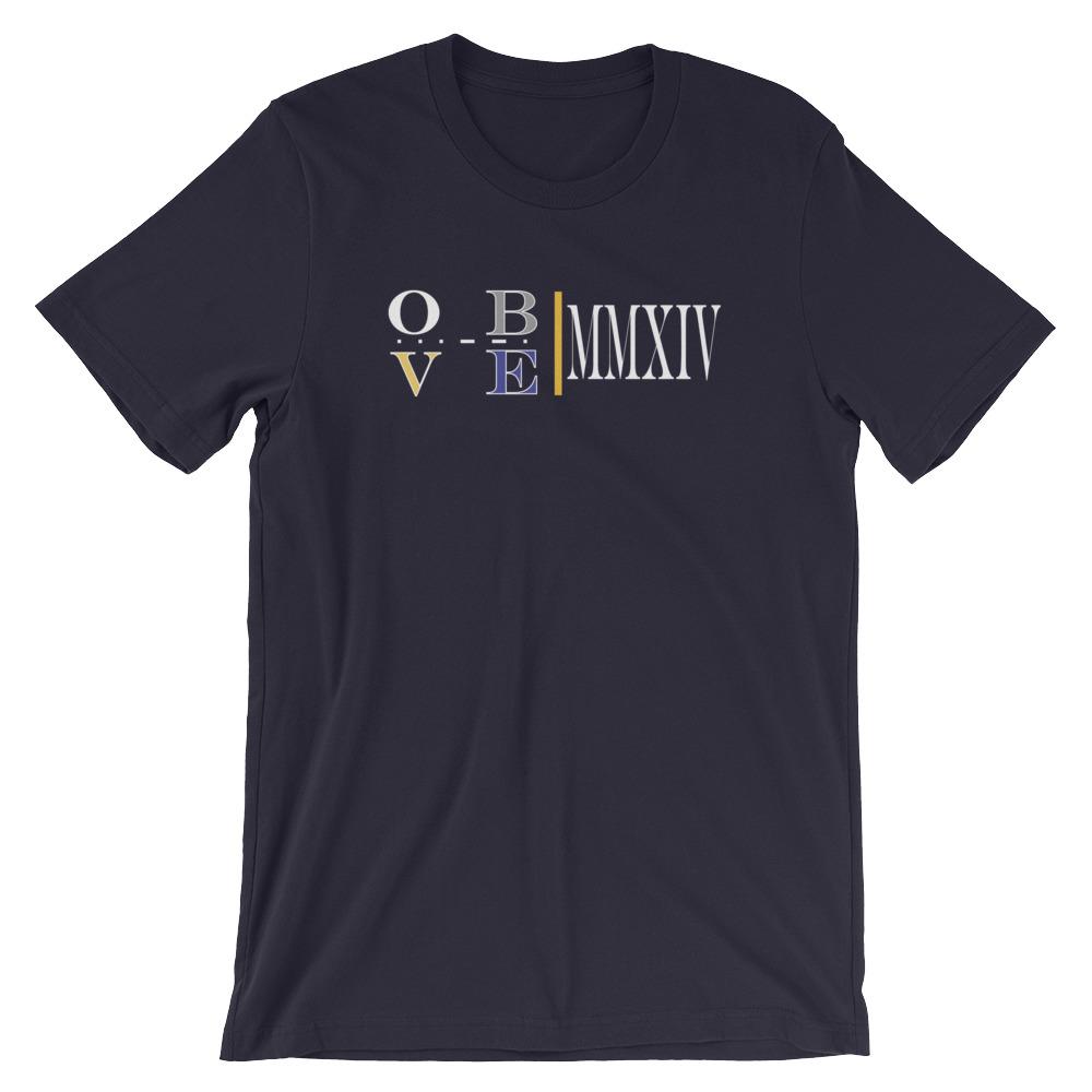 OVBE Banner Men's T-Shirt  (Navy)