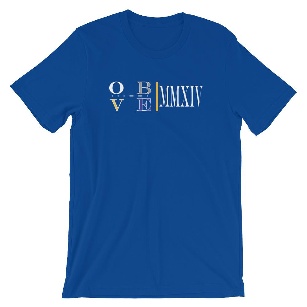 OVBE Banner Men's T-Shirt (True Royal)