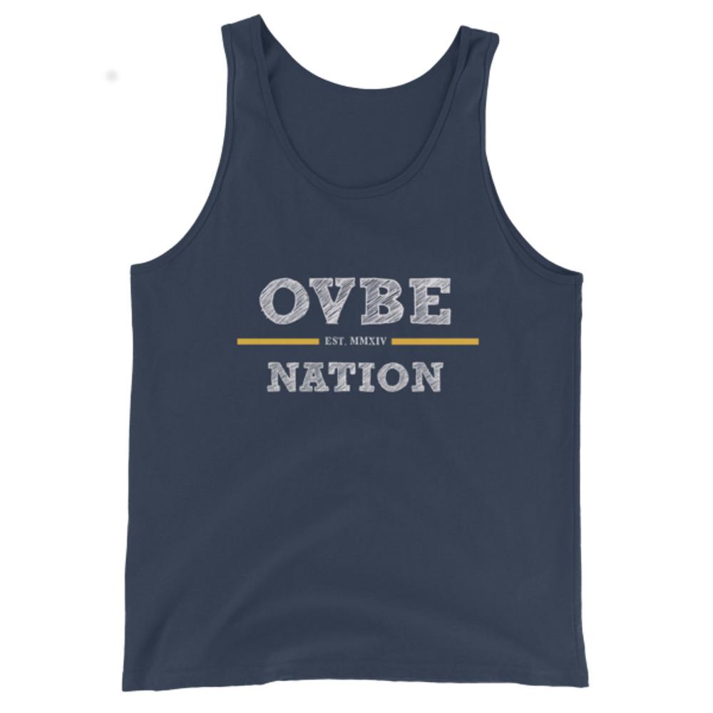 OVBE Nation Men's Tank Top (Navy)