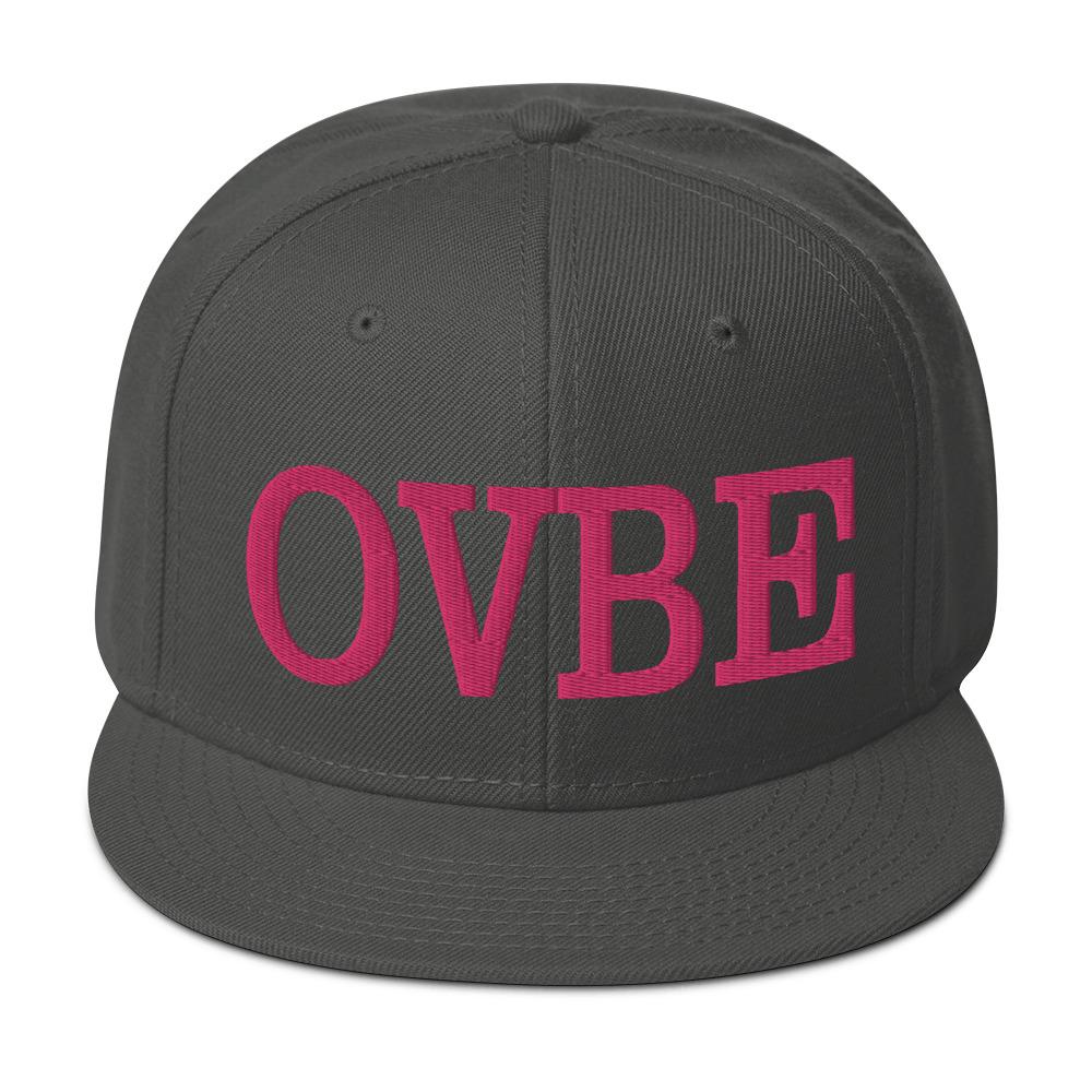 OVBE Snapback Pink (Charcoal Gray)