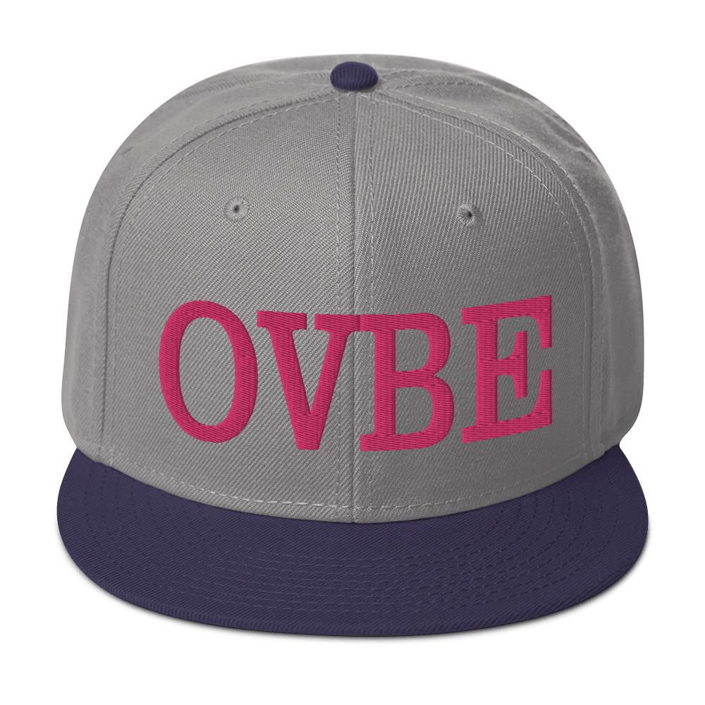 OVBE Snapback Pink (Navy/Gray)